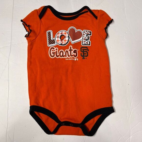 Genuine Merchandise San Francisco Giants Bodysuit Girls Size 12 Months - Picture 1 of 5